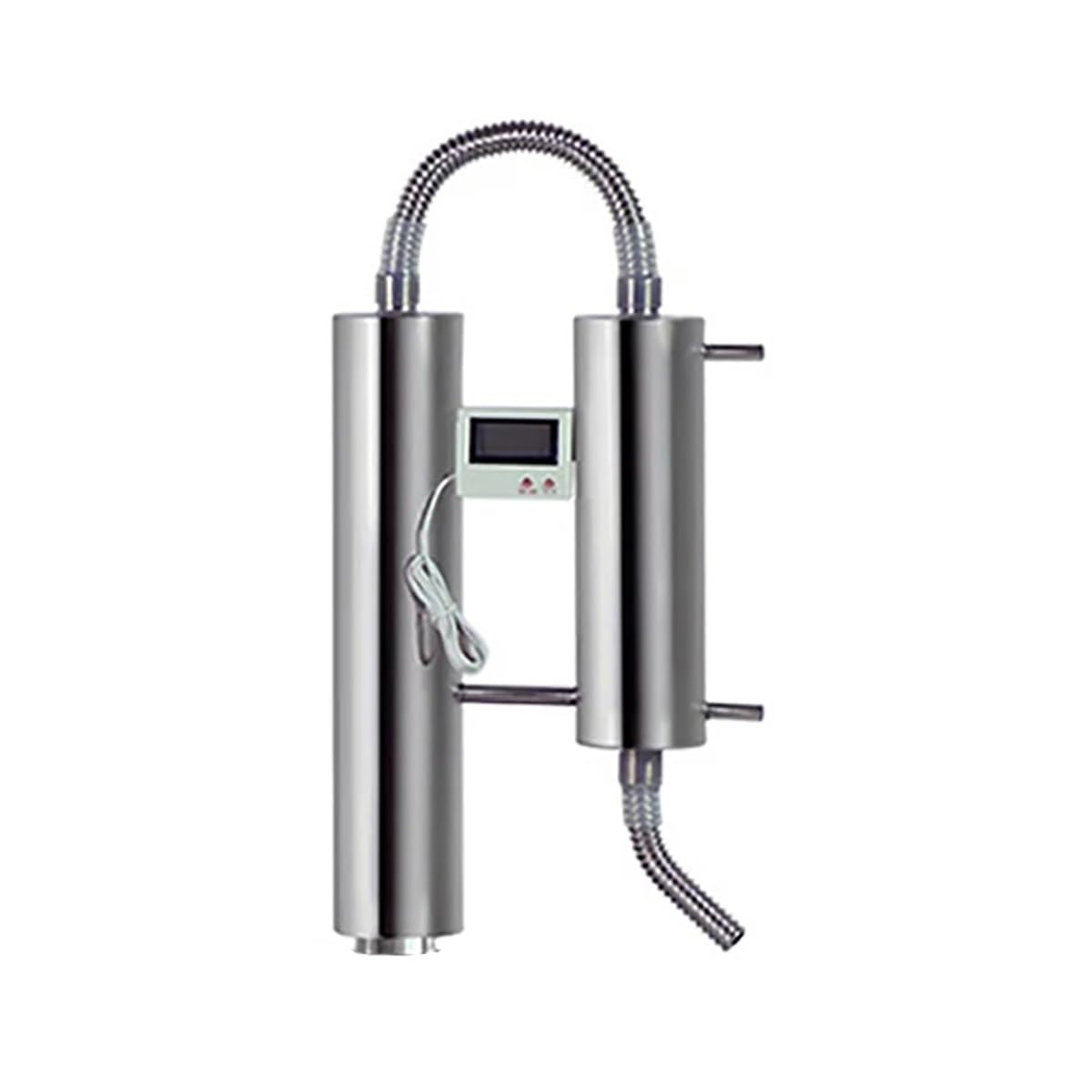 2 Inch Still Reflux Column, Stainless Steel Reflux Distilling Column, Distiller Tubular Distillation Tower Column, Home Brewing Used Distiller Tower for Beer Wine DIY