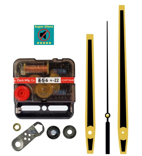 Image of KEDAR Ajanta Quartz Ortime Sweep & Silent Movement Machine for Wall Clock with Fancy Needles (Made in India)-S003