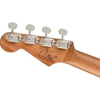 Fender Dhani Harrison ukulélé tenor – Turquoise - Les Beatles, Paul McCartney, John Lennon, RIngo Starr, George Harrison Fender Dhani Harrison ukulélé tenor - Turquoise – Image 7
