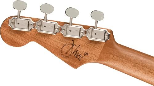 Fender Dhani Harrison ukulélé tenor – Turquoise - Les Beatles, Paul McCartney, John Lennon, RIngo Starr, George Harrison Fender Dhani Harrison ukulélé tenor - Turquoise – Image 8
