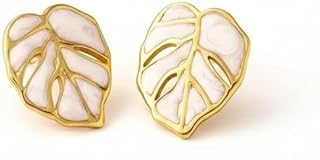 Leaf earrings made of stainless steel