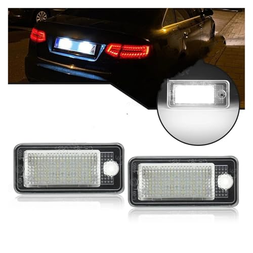 Luz matrícula LED Audi soluciona error de bombilla fundida en salpicadero para A4 B6 B7 A3 A6 Q7 2