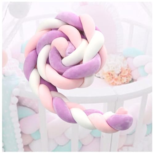 BesBet Baby Cojines Infantiles para AnticolisióN Trenza para Cuna Adecuado para DecoracióN De Habitaciones MJZNZZ0220,F-100