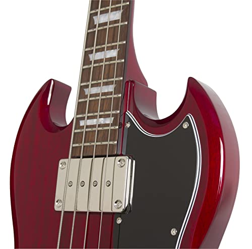 Epiphone EB-3 Bass Basse électrique Cherry - Les Beatles, Paul McCartney, John Lennon, RIngo Starr, George Harrison Epiphone EB-3 Bass Basse électrique Cherry – Image 5