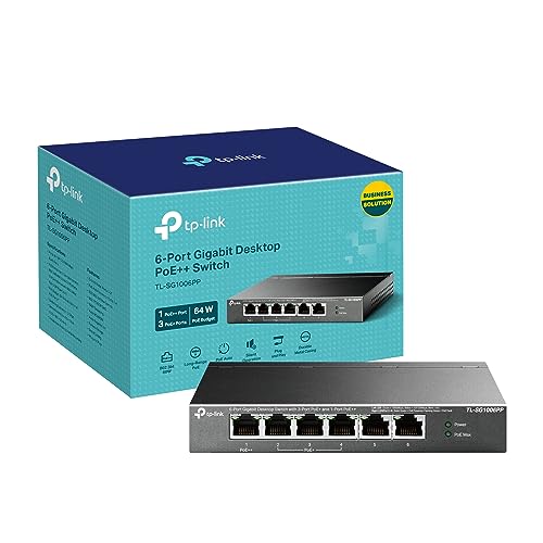 Switch TP-Link TL-SG1006PP idéal pour connecter le bureau et la maison connectée