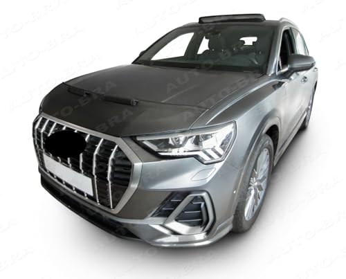 AB3-00254 CAR HOOD BRA Compatible with Audi Q3 since 2018 Front End Nose Mask Bonnet Bra STONEGUARD PROTECTOR TUNING