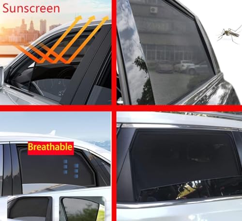 Parasoles para Lexus ES 2018 plegable ventanas traseras protección UV calor 5