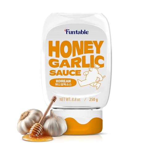 Funtable Honey Garlic Sauce (8.8 oz, 250g) (Halal) - Honey Garlic Flavor, Easy to Use. Perfect Sauce...