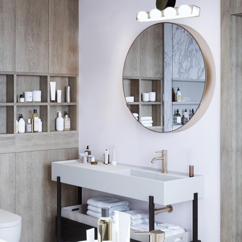 Image of Brtstiun G25 LED Vanity Light Bulbs for Bathroom, Globe Bulb 40W Equivalent