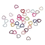 Nagelherz Dekor, glänzend, dreidimensional, lichtecht, hohles Design, DIY, Nagel Kunstperlen, Maniküre Designs, Maniküre, Verkauf, Valentinstag/Weihnachten/Geburtstag, Geschenke (verschiedene Farben)