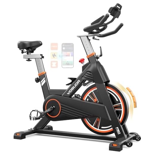 YOSUDA PRO Magnetic Exercise Bike 350 lbs Weight Capacity - Indoor Cycling Bike Stationary with Comfortable Seat Cushion, Silent Belt Drive
