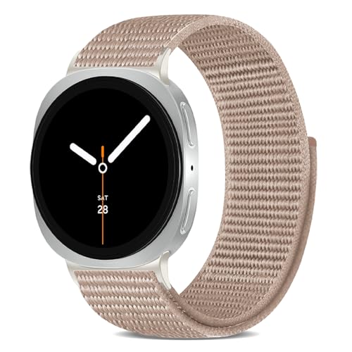 Koazon �i�C�������ʃt�@�X�i�[�E�H�b�`�o���h Samsung Galaxy Watch 8 42mm 44mm/8 Classic 46mm�ɑΉ� �\�t�g�Ōy�� �ʋC���̂���t�@�u���b�N �X�|�[�c�X�g���b�v Galaxy Watch 8 �A�N�Z�T���[