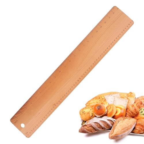 Bread Transfer Peel - 23 Inch Food-Grade With Measurement, French Bread Baking Flipping Board | Wood Kitchen Tool For Loaves Dough Home Kitchen Apartment Restaurant Bakery Holiday Party Family Cenas