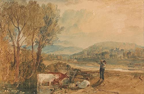 Château de Lulworth Dorset image sur toile pour votre décoration murale