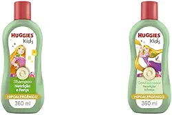 Huggies Shampoo Kids Nutrição e Força 360 ml + Huggies Condicionador Kids Nutrição e Força 360 ml