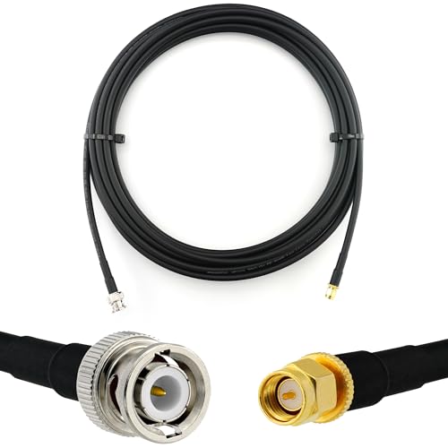 Câble coaxial BNC mâle vers SMA mâle de 10m - Rallonge étanche HF240 pour antenne