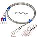 5mm Hole Washer K/PT100 Type Thermocouple Temperature Sensor Probe 1-10M Cable for Industrial 1Pcs(PT100 Type 10M)