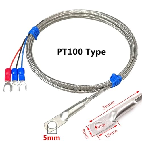 Capteur de température thermocouple K 5mm avec câble isolant 1M - 2