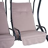 Outsunny 2-Sitzer Hollywoodschaukel Gartenschaukel mit Sonnendach - 8