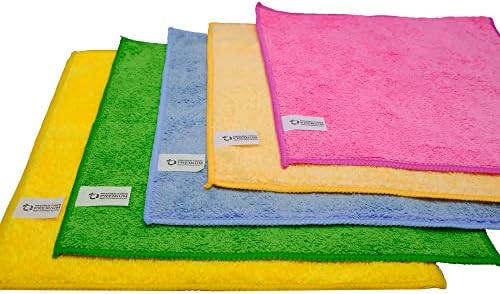 Premier Bond Distribution Microfibre Cleaning Cloth 30x30 cm, Pack of 10, Large 300GSM