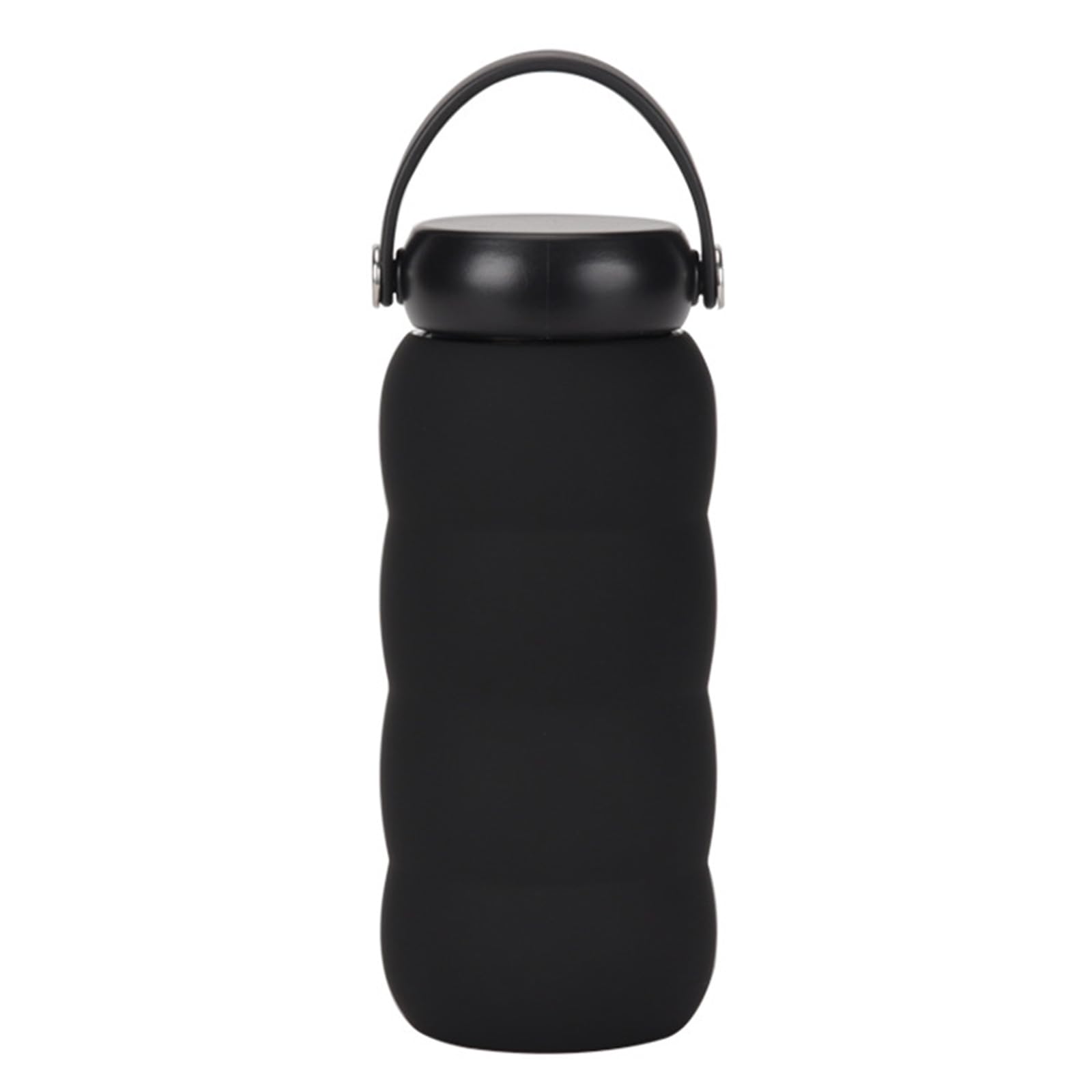 TQUXNGA 600Ml Stainless Steels Water Bottle with Ergonomic Handle for Fitness Enthusiasts and Students Stainless Steels Water Bottle