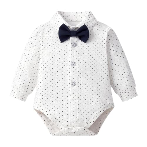 Image of Dressy Daisy Baby Boy 5 Piece Formal Suit Set for Wedding and Birthday | Vest, Shirt, Pants, Bow Tie, Boutonniere, Christening, Holiday Photoshoot Outfit