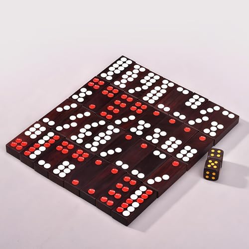 Top Natural Wood Paijiu Mahjong chino de madera miniatura 3