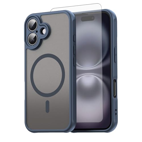Coque de protection iPhone 16 mat de qualité militaire et MagSafe