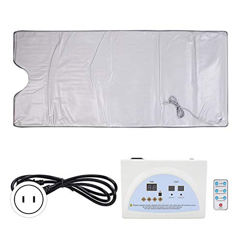 Cocoarm Infrared Sauna Blanket, Far Infrared Sauna Blanket Body Shaper Portable Steam Sauna Spa Folding Tent Body Shaper Weight Loss Sauna Slimming Blanket Detox Therapy Machine Fitness