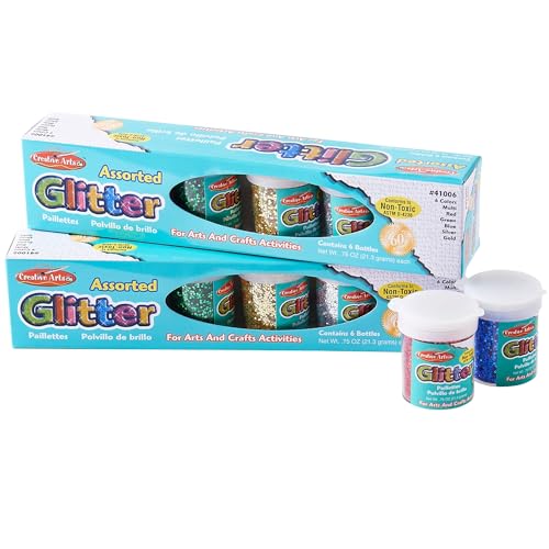 Glitter Set pour ateliers de décoration de Noël et activités manuelles en famille