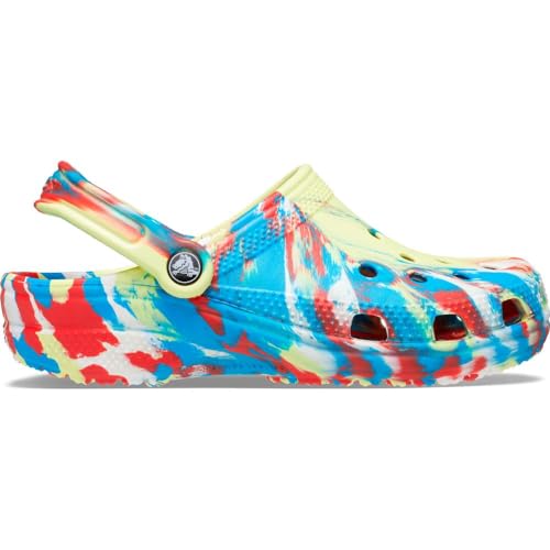 Image of Crocs Unisex-Adult Classic Marble Clogs (Multicolor)