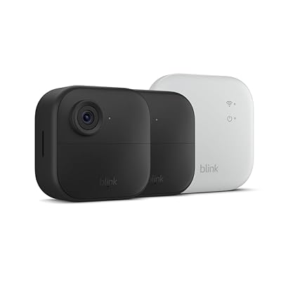 Blink Outdoor 4 XR (newest model) – two-year battery wireless camera with 4x security coverage, 1000 ft open-air range or 400 ft with typical use — 4 camera system