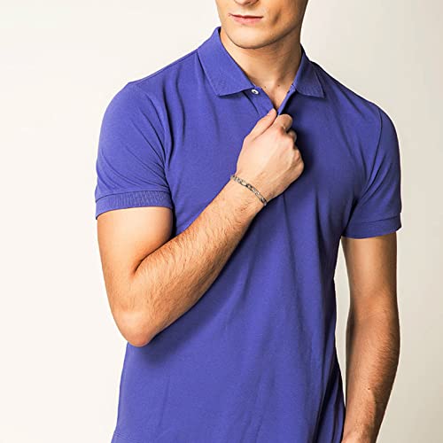 Captainsteel Figaro Bracelet For Men And Women, 7/7.5/8/9Inch Stainless Steel Chain Link Bracelet, Gold Plating/Stainless Steel Fashion Jewelry Bracelet, Holiday Gift With Flannel Bag #TOP3