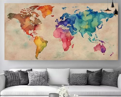 DIY peinture diamant 5D cristal coloré pour décorer un grand salon lumineux