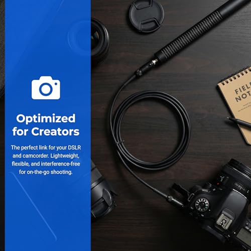Câble d'extension microphone mini XLR Toyvian 3m reflex reflex