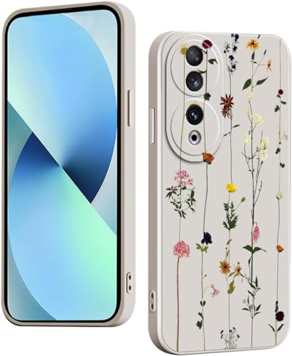 WOKEZ Blommigt Telefonfodral för Honor 90 – Slimt & Stöttåligt
