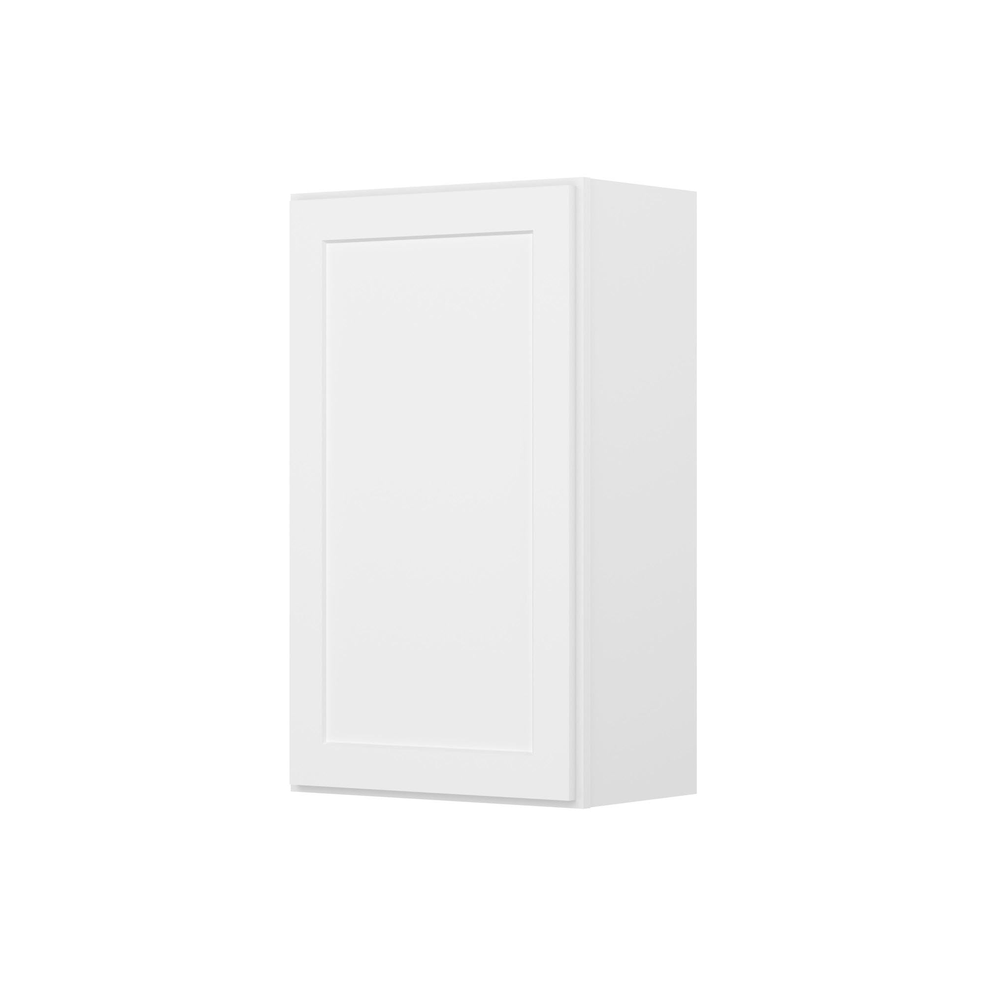 Furinno Shaker 3-Tier Wall Kitchen Cabinet, 1-Door, White