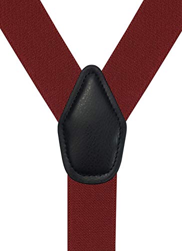 Tirantes elásticos ajustables para trajes de boda y eventos elegantes en color rojo 2