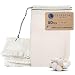 Cotton Muslin Bags 50 Count (5 x 7 inches) Black Hem Black Drawstring, made with 100% cotton in the USA by Celestial Gifts