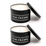 River Birch Candles Nag Champa Scented Candle | Premium, All-Natural, Non-Toxic, Soy Candles | 8 oz.