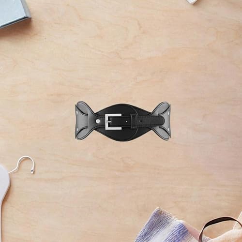 jojomis Women Wide Waist Belt Corset Band Female Lady Wrap Belt Stretch Cinch Waistband Adjustable Fashion Accessory- Black4