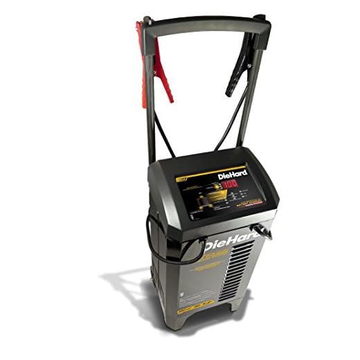 DieHard 71341 6/12V Gold Smart Wheel Battery Charger and 50/250A Maintainer
