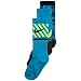 Nike Boys Graphic Cotton Cushion Crew 3 Pack Sock (Blue, Light Blue, Black, Volt) (small)
