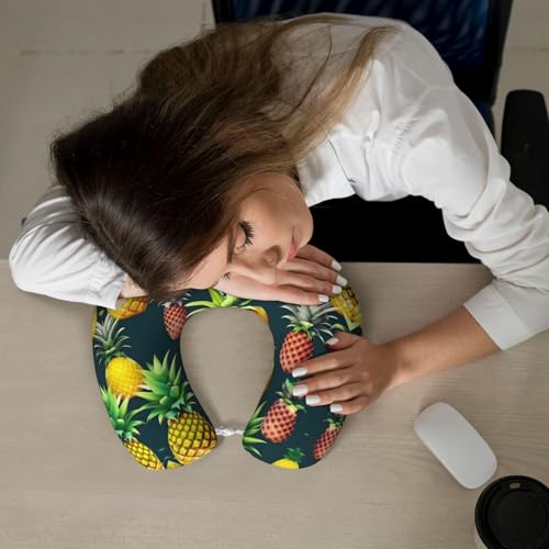 Almohada cervical de poliéster negra tamaño único miniatura 7