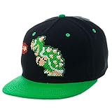 Nintendo Bowser Black Snapback Hat