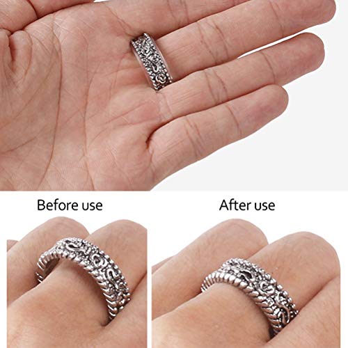 WyTosa Ringmaatversteller, 8 stuks transparante siliconen ring maatverdeler, ringmaten verkleiner onzichtbare ringen… - Image 4