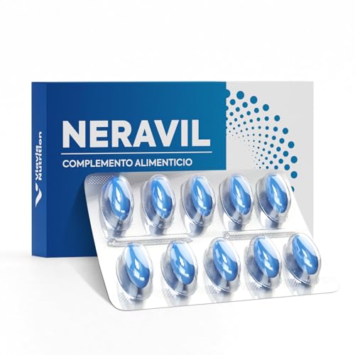 NERAVIL – Fórmula altamente dosificada para hombres activos – Efecto inmediato – Potenciador natural del rendimiento para energía y resistencia – Extra fuerte con ginseng, arginina y citrulina