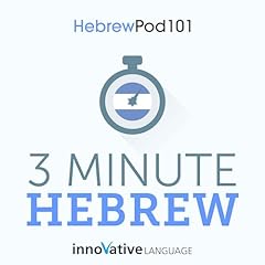 3-Minute Hebrew Audiobook By Innovative Language Learning LLC cover art