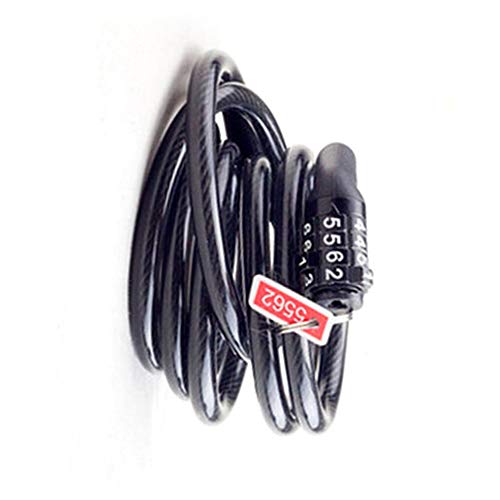 Lucchetto antifurto per codice nero per bicicletta...