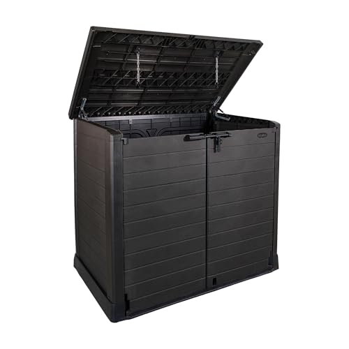 Miniatura 15 de Duramax - Arcón Cubre Cubos Exterior - 1200 L - Pvc - Color Marrón